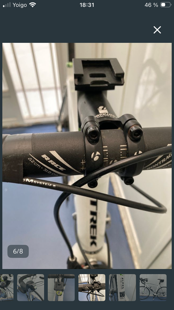Used Trek 1.5 Shimano Tiagra 2017 Road & Gravel, Bianco — image 6 of 8