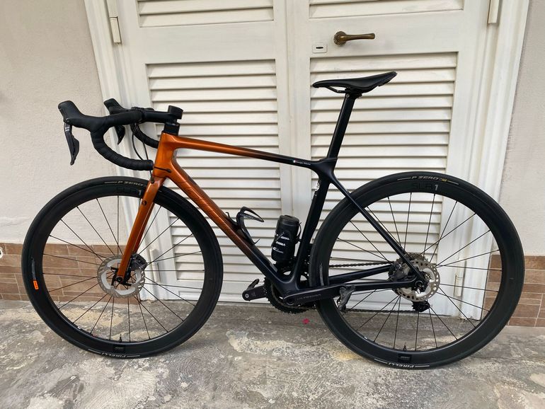 Used Giant TCR Advanced Pro Disc 0 Di2 2023 2023 Road & Gravel, Orange — image 2 of 6