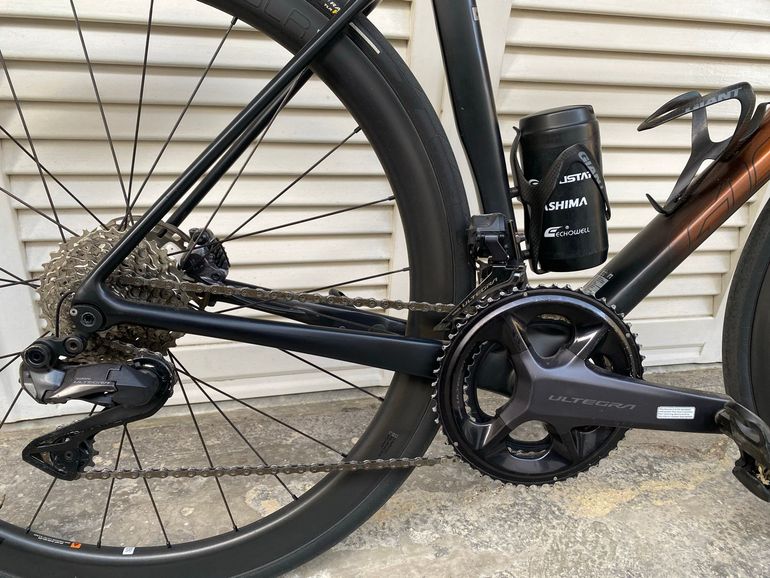Used Giant TCR Advanced Pro Disc 0 Di2 2023 2023 Road & Gravel, Orange — image 3 of 6