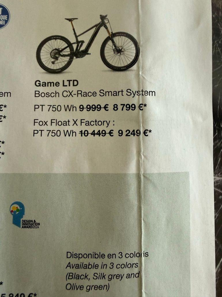 Used Moustache Samedi 29 Game LTD 2024 2024 Mountainbike — image 13 of 17