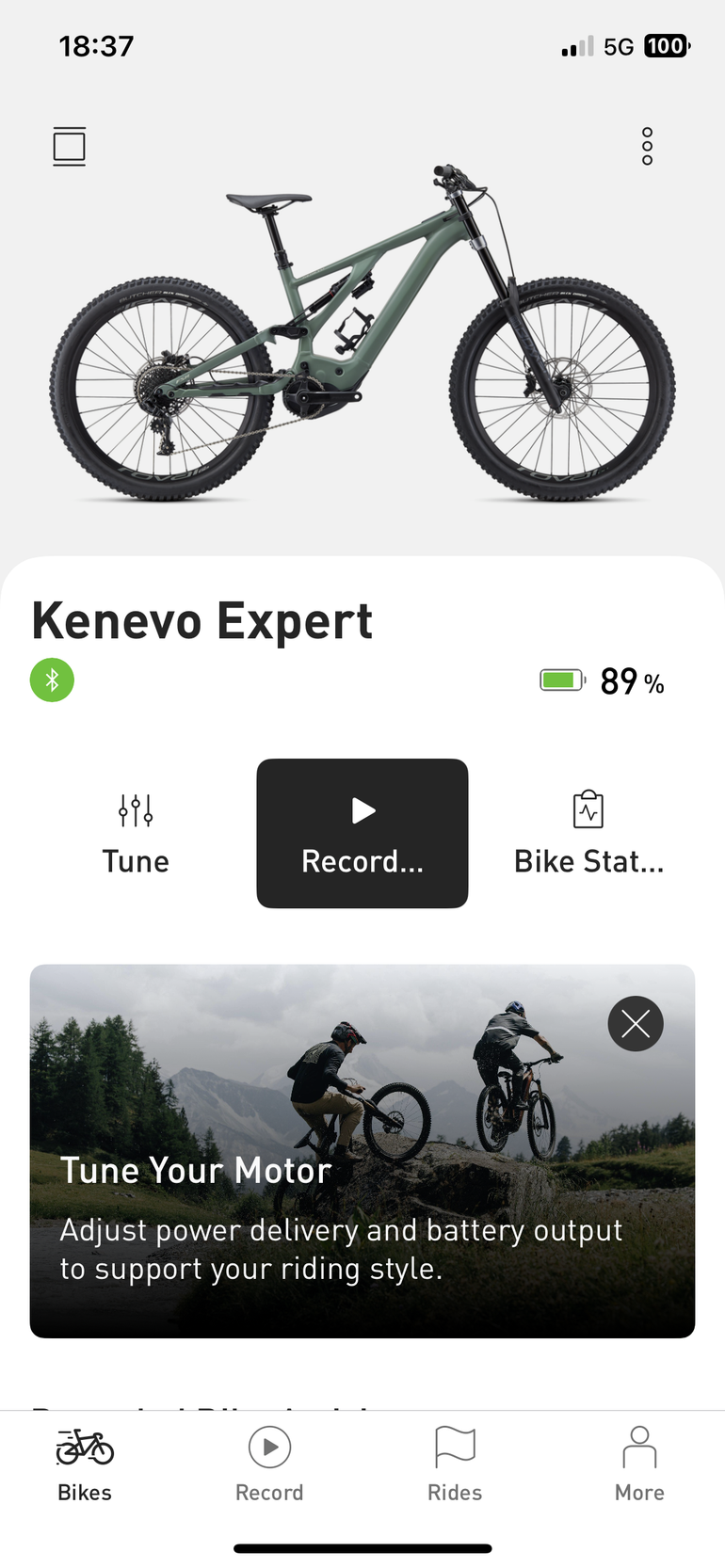 Used Specialized Turbo Kenevo Expert 2021 2021 Mountainbike, Green, 27.5 (650B) — image 12 of 14