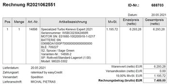 Used Specialized Turbo Kenevo Expert 2021 2021 Mountainbike, Green, 27.5 (650B) — image 14 of 14