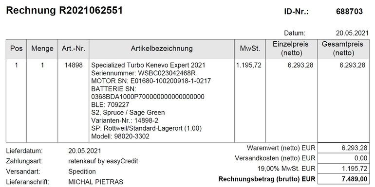 Used Specialized Turbo Kenevo Expert 2021 2021 Mountainbike, Green, 27.5 (650B) — image 14 of 14