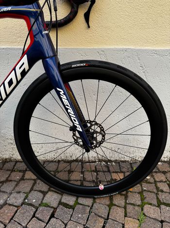 Used Merida SCULTURA DISC 4000 2019 2019 Road & Gravel, Blue — image 5 of 11