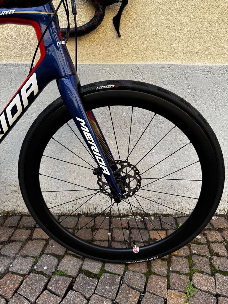 Used Merida SCULTURA DISC 4000 2019 2019 Road & Gravel, Blue — image 5 of 11