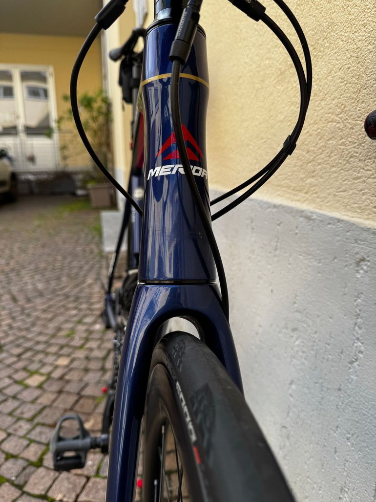 Used Merida SCULTURA DISC 4000 2019 2019 Road & Gravel, Blue — image 9 of 11