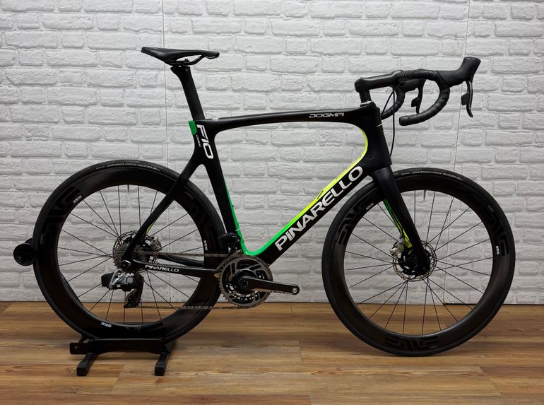 Used Pinarello Dogma F10 Disk Red eTap Bike 2019 2019 Road & Gravel, Black — image 1 of 6