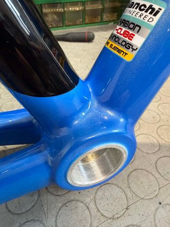 Used Bianchi Bianchi DAMA BIANCA LEI. NUOVO. NOS. Frameset 2015 Road & Gravel, Blue — image 12 of 12