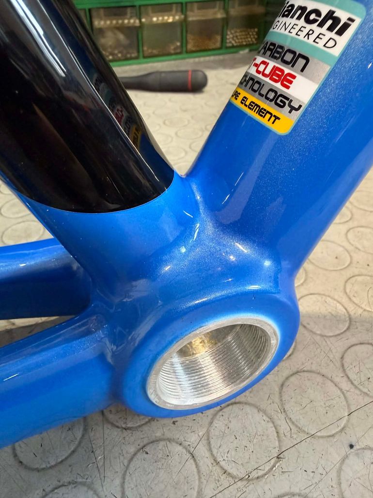 Used Bianchi Bianchi DAMA BIANCA LEI. NUOVO. NOS. Frameset 2015 Road & Gravel, Blue — image 12 of 12