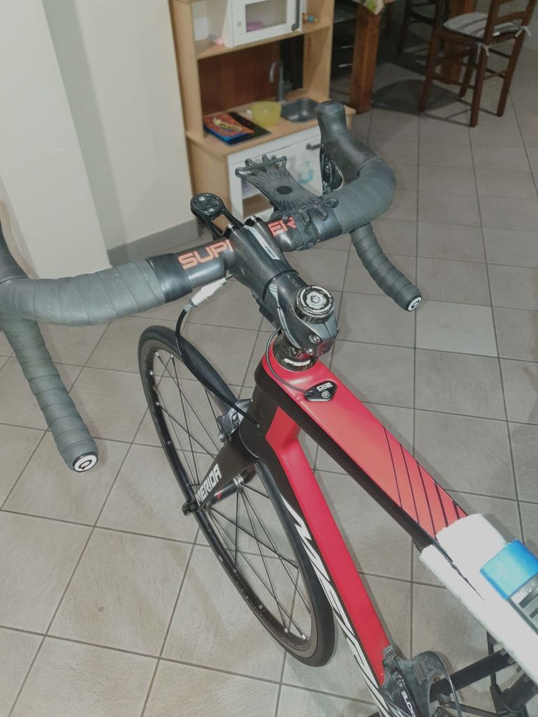 Used Merida REACTO 7000-E 2016 2016 Road & Gravel, Red — image 7 of 12