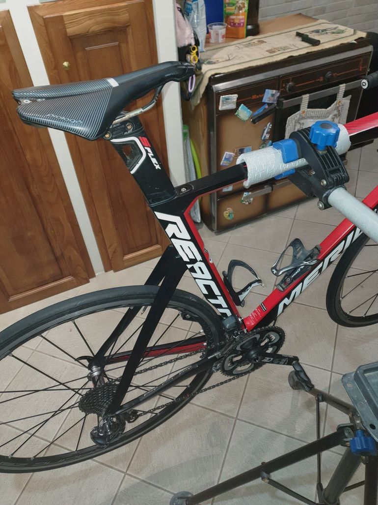Used Merida REACTO 7000-E 2016 2016 Road & Gravel, Red — image 10 of 12