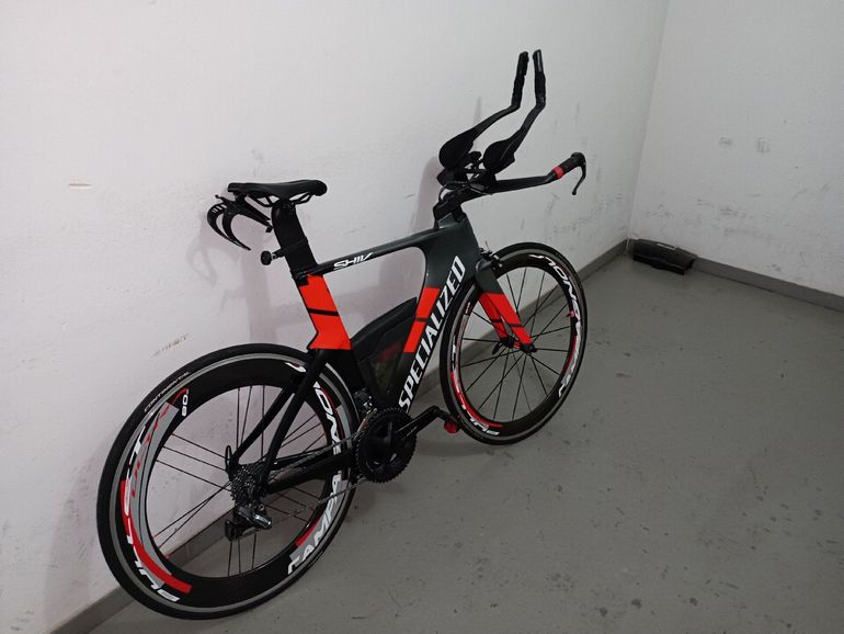 Used Specialized Shiv Shimano Dura Ace Di2 2018 Road & Gravel, Red — image 5 of 11