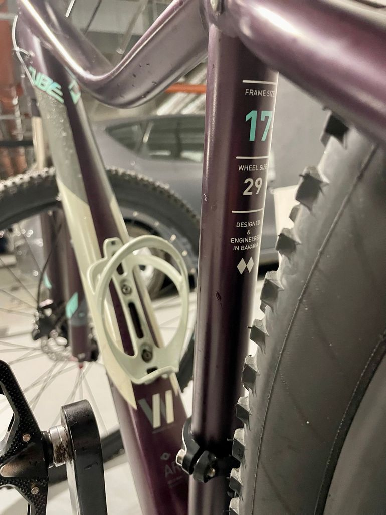 Used CUBE ACCESS WS Race 2018 2018 Mountainbike, Violett, 27.5 — image 5 of 8