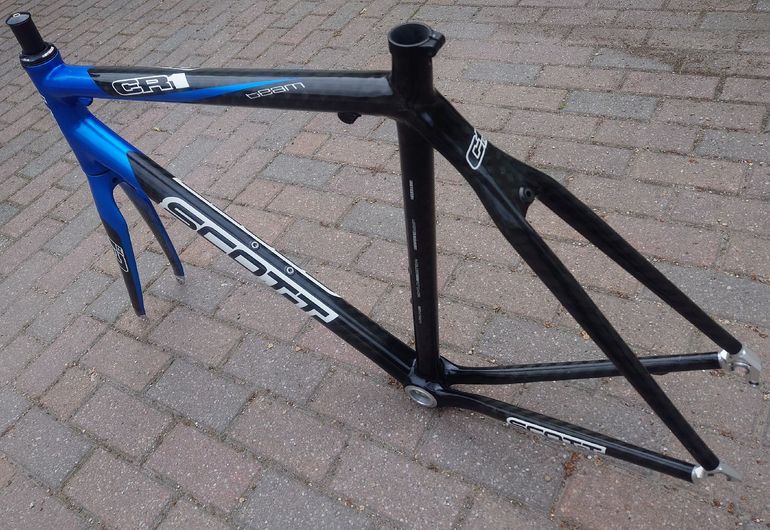 Used Scott Cr1 Frameset 2007 Road & Gravel, Schwarz — image 4 of 16