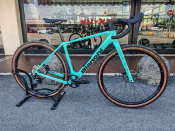 Used Bianchi Arcadex COMP GRX 610/822 disc 2025 2025 Road & Gravel, Green — image 9 of 9