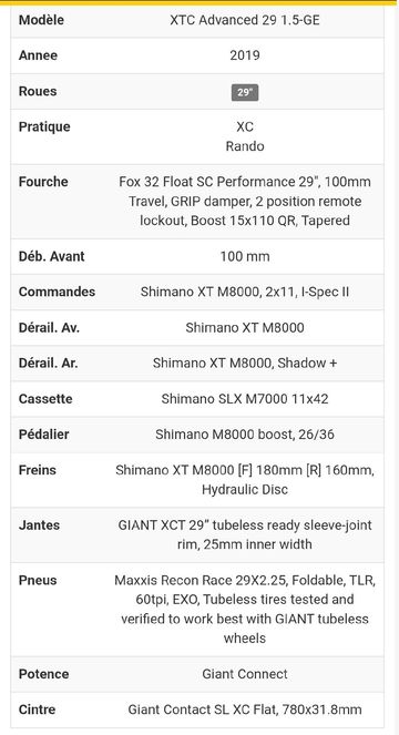 Used Giant Xtc Shimano Deore XT 2019 Mountainbike, Orange — image 10 of 16