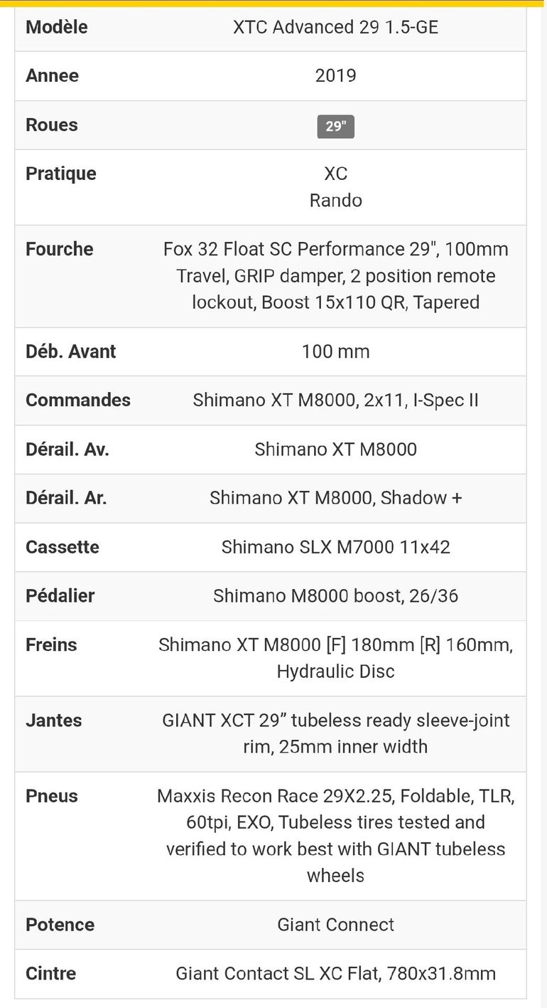 Used Giant Xtc Shimano Deore XT 2019 Mountainbike, Orange — image 10 of 10