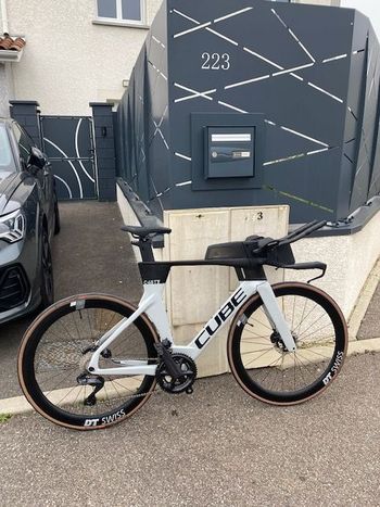 Used CUBE AERIUM C:68 TT, FRAMESET LOW 2024 2024 Road & Gravel, Light Gray — image 3 of 3