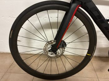 Used Look 795 BLADE R38D Black Metallic Red Mat Glossy 2022 2022 Road & Gravel, Black — image 2 of 5