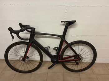 Used Look 795 BLADE R38D Black Metallic Red Mat Glossy 2022 2022 Road & Gravel