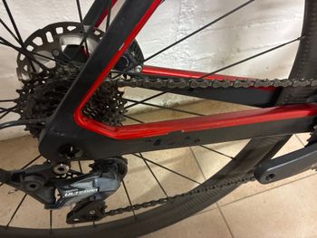 Used Look 795 BLADE R38D Black Metallic Red Mat Glossy 2022 2022 Road & Gravel, Black — image 5 of 5