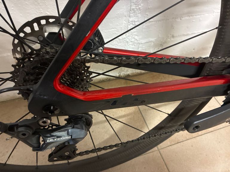 Used Look 795 BLADE R38D Black Metallic Red Mat Glossy 2022 2022 Road & Gravel, Black — image 5 of 5