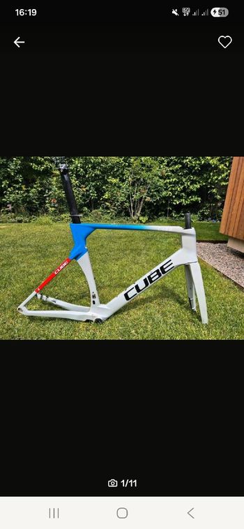 Used CUBE Litening Frameset 2023 Road & Gravel