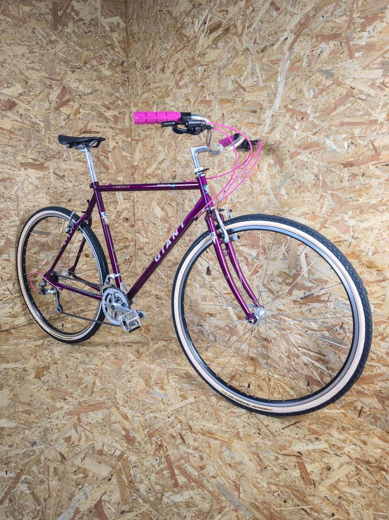 Used Giant Giant Cabriolet Vintage Steel Gravel / Commuter 1996 Urban, Purple — image 3 of 13