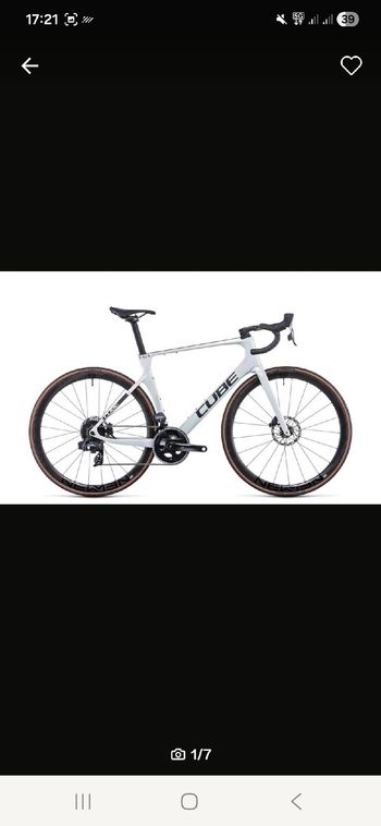 Used CUBE AGREE C:62, SLT 2024 Frameset 2024 Road & Gravel, White — image 5 of 5