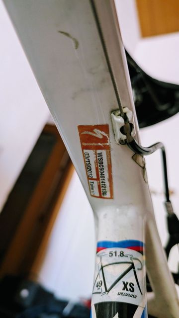Brugt 2012 Tarmac Comp SL2 Telaio Custom Frameset 2012 Road & Gravel — billede 5 af 8