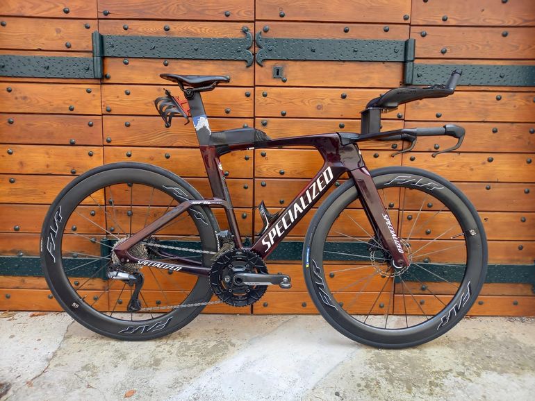 Used Specialized Shiv Shimano Ultegra Di2 (12 Speed) 2023 Road & Gravel, Red — image 2 of 3