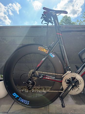 Used Specialized Shiv Elite Apex Mid-Compact 2013 2013 Road & Gravel, Black — image 3 of 15