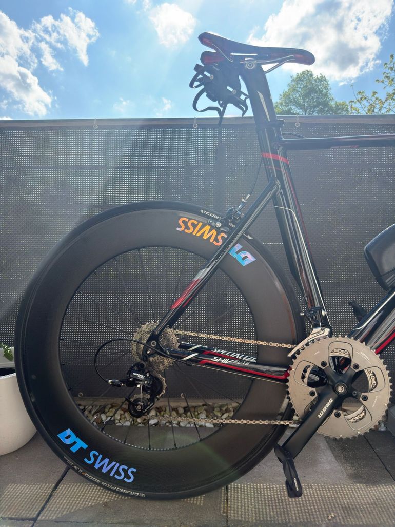 Used Specialized Shiv Elite Apex Mid-Compact 2013 2013 Road & Gravel, Black — image 3 of 15