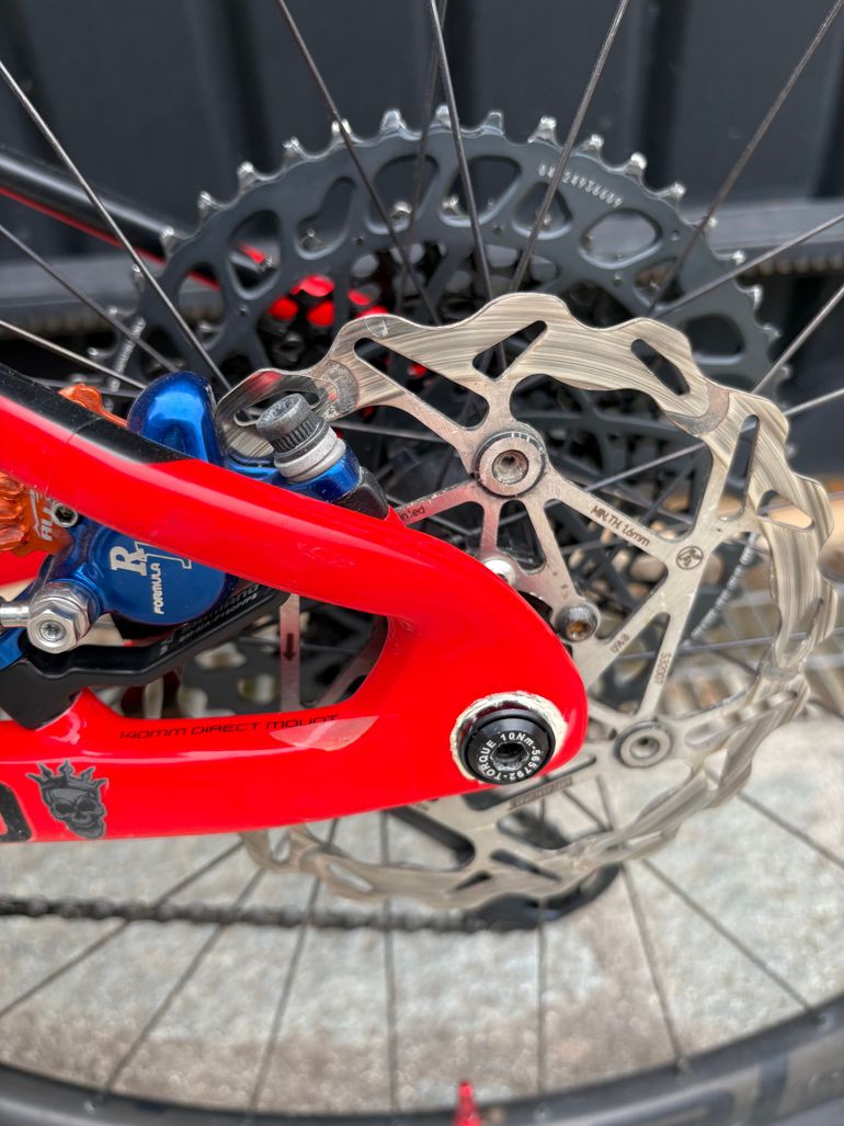 Used Trek Supercaliber SRAM XX1 Eagle AXS 2021 Mountainbike, Orange — image 7 of 17