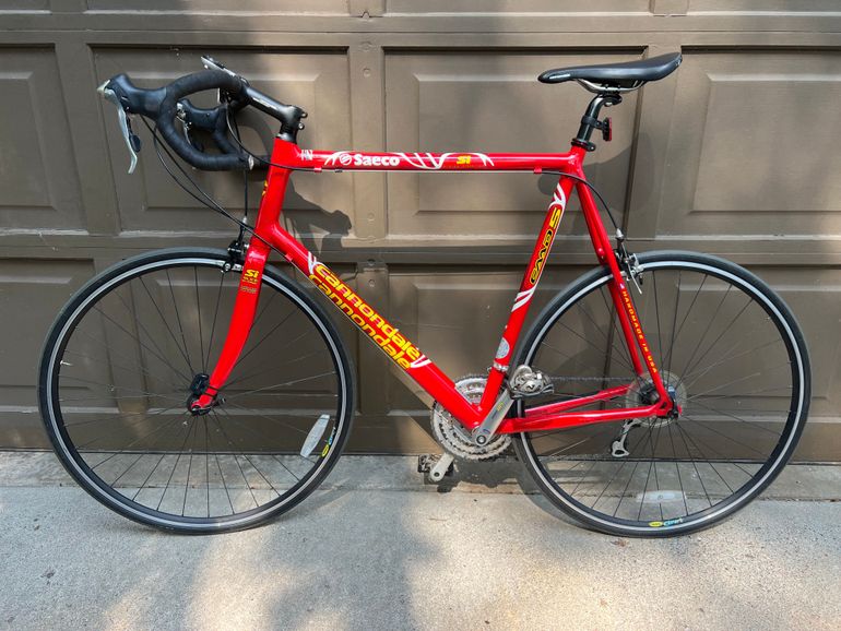 Used Cannondale Saeco CAAD5 2002 Road & Gravel, Red — image 1 of 6