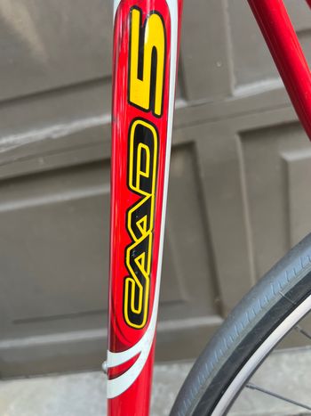 Used Cannondale Saeco CAAD5 2002 Road & Gravel, Red — image 5 of 6