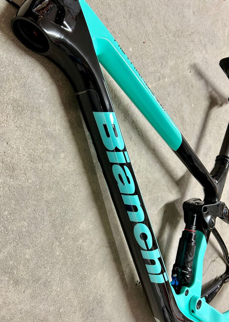Used Bianchi Methanol CV FS 9.3 XT/SLX 2024 Frameset 2024 Mountainbike, Green, 29 — image 7 of 8
