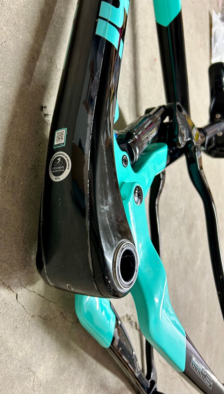 Used Bianchi Methanol CV FS 9.3 XT/SLX 2024 Frameset 2024 Mountainbike, Green, 29 — image 8 of 8