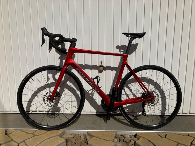 Used Colnago V4 Shimano 105 Di2 2025 2025 Road & Gravel, Red — image 2 of 4
