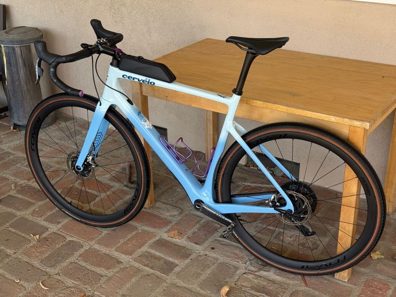 Used Cervélo 2021 Cervelo Aspero 56 Red AXS XPLR Seabreeze 2021 Road & Gravel, Blue — image 9 of 17