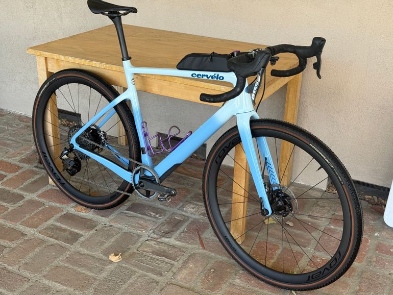 Used Cervélo 2021 Cervelo Aspero 56 Red AXS XPLR Seabreeze 2021 Road & Gravel, Blue — image 1 of 17