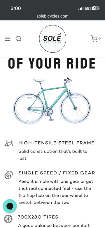 Used Solé Bicycle Custom 2026 Urban, Blue — image 3 of 11