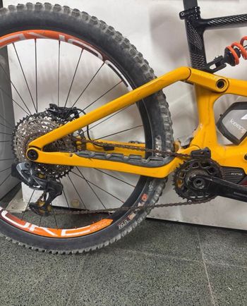 Used Orbea Rise SRAM XX1 Eagle AXS 2025 Mountainbike, Orange — image 3 of 4