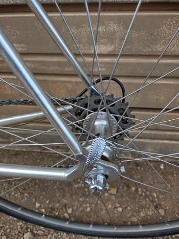 Used Bridgestone Custom Campagnolo Super Record 1989 Road & Gravel, Light Gray — image 14 of 19