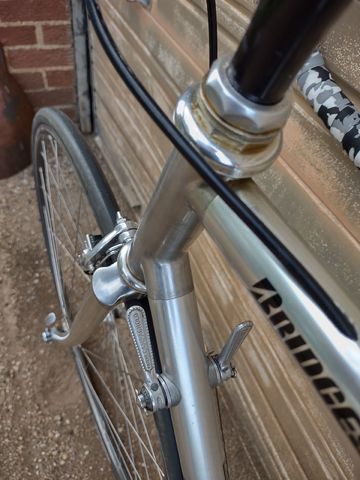 Used Bridgestone Custom Campagnolo Super Record 1989 Road & Gravel, Light Gray — image 16 of 19