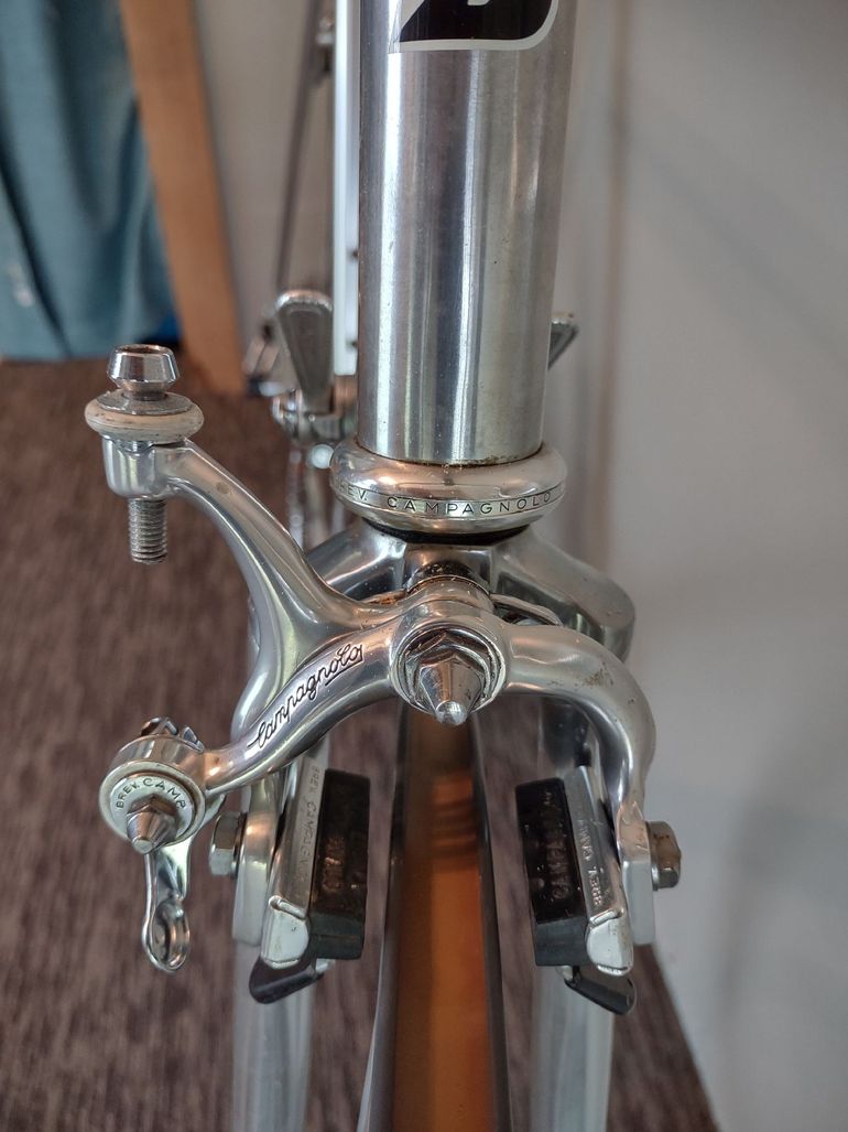 Used Bridgestone Bridgestone Custom Campagnolo Super Record 1989 Road & Gravel, Light Gray — image 7 of 14