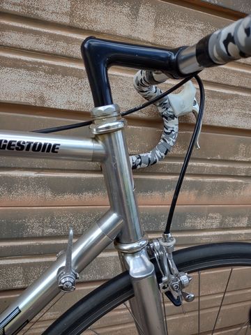 Used Bridgestone Custom Campagnolo Super Record 1989 Road & Gravel, Light Gray — image 10 of 19