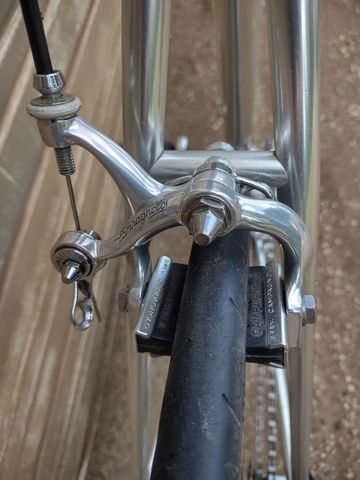 Used Bridgestone Custom Campagnolo Super Record 1989 Road & Gravel, Light Gray — image 7 of 19