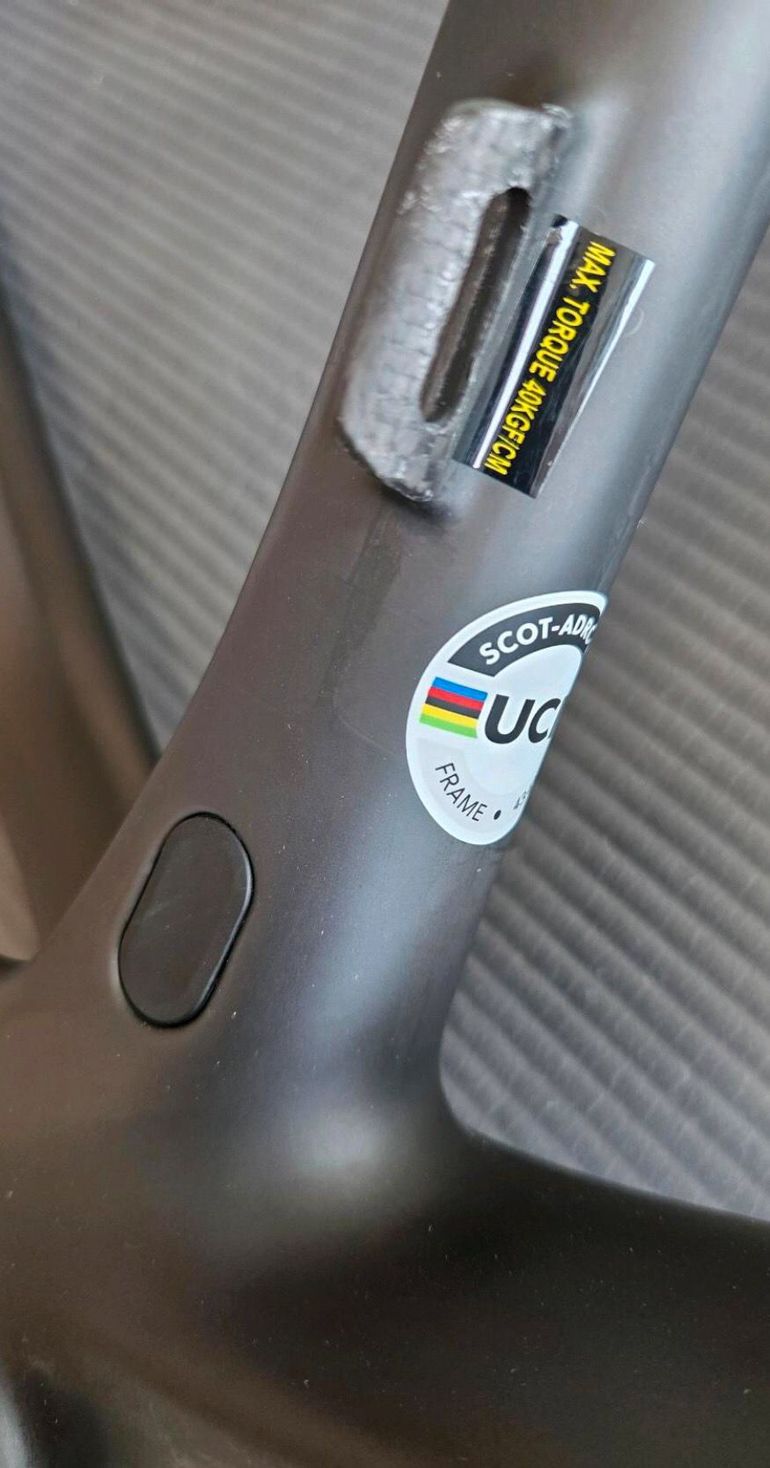 Used Scott Addict Frameset 2022 Road & Gravel, Black — image 6 of 12