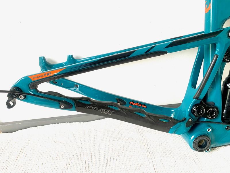 Used Pivot Mach 4 SL Frame 2021 Frameset 2021 Mountainbike, Green, 29 — image 3 of 13